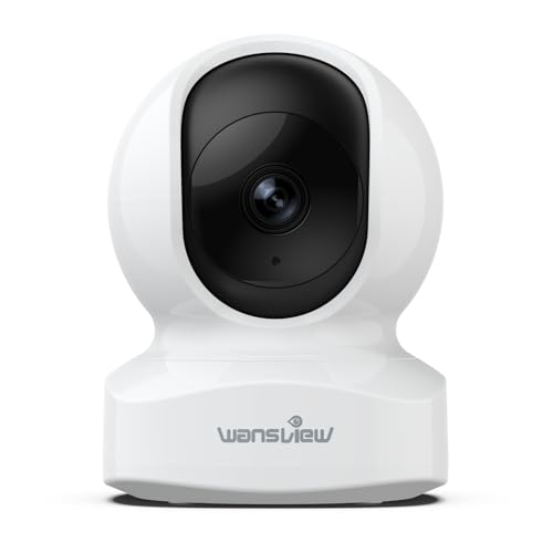 wansview Pet Camera Dog Camera 5MP 5Ghz Dual-band WiFi Indoor Cameras with APP Real-time Motion Alert 2-Way Audio Night Vision Pan/Tilt TF Card Storage Q5