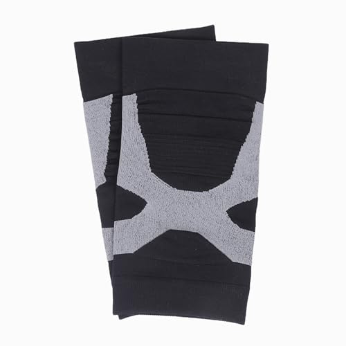 WABMJGW Calentadores de rodilla al aire libre, transpirable calentador de rodilla de punto elástico, cuatro estaciones cálidas rodilleras Soporte Protector para Esquí Correr Deportes Artritis,Black-L
