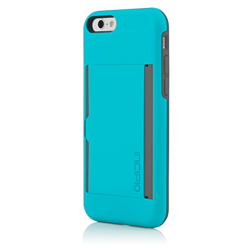 Incipio Cell Phone Case for Apple iPhone 6 - Retail Packaging - Cyan/Gray