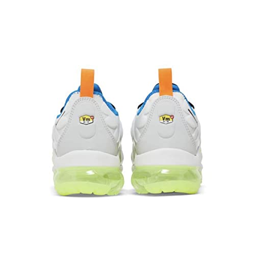 Nike Women's Air Vapormax Plus shoe, Photon Dust/Black/Volt/Total O, 6.5