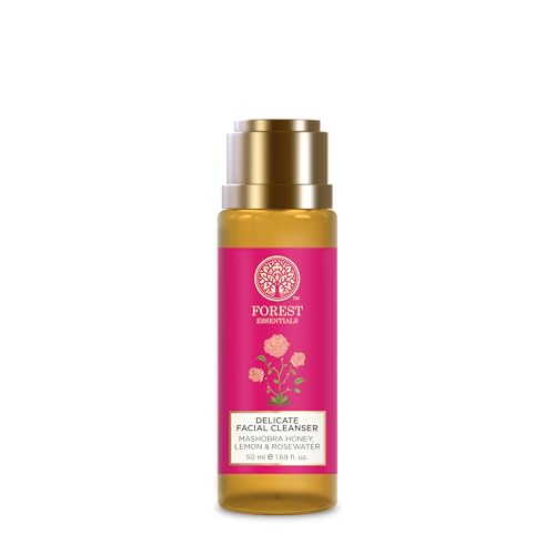Forest Essentials Ayurvedic Purifying Face Wash Honey, Lemon & Rosewater| For Normal to Dry Skin | Sulphate Free