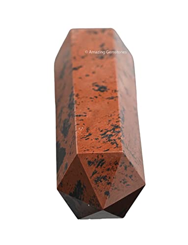 Image of Amazing Gemstone Large Mahogany Obsidian Crystal Towers ~ Natural Healing Crystal Point Obelisk for Reiki Healing and Crystal Grid (5.5 to 6 INCH)