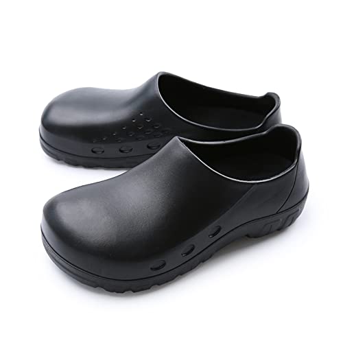 Mnplciea Gartenschuhe Herren Wasserdicht rutschfest Kochschuhe Leichte Küchenschuhe Arbeitsschuhe Gartenclogs
