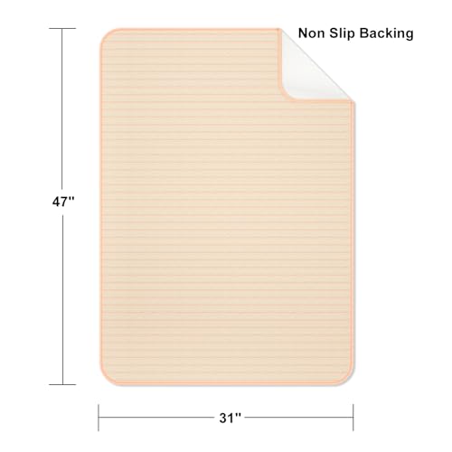 Image of Bed Pads for Incontinence Washable Waterproof, 47 inch x 31 inch (Pack of 1) - Reusable Large 4-Layer Soft Pee Pads for Adults, Women, Elderly, Pets, Bed Underpads for Bed, Sofa, Couch, Furniture - KELISITING
