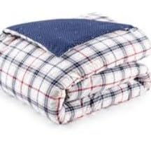 Tommy Hilfiger Komplet pościeli Navy Checks (200 x 200 + 2 x 80 x 80 cm)