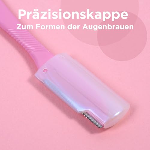 4. Bild von Wilkinson Sword - Intuition Augenbrauenformer für Frauen, 3 Rasierer, Gesichtshaarentferner und -trimmer, Peeling-Dermaplaning-Tool 1 stück (3er Pack)