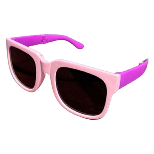 óculos de sol menino menina infantil dobravel polarizado proteção UV (Rosa)