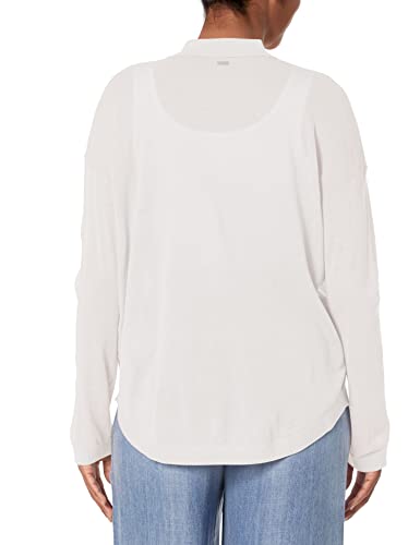 Image of Armani Exchange Women's Knitted Linen Sheer Cardigan