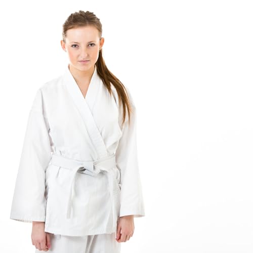 Vêtements de karaté en polyester blanc ensemble de karatéka - 3