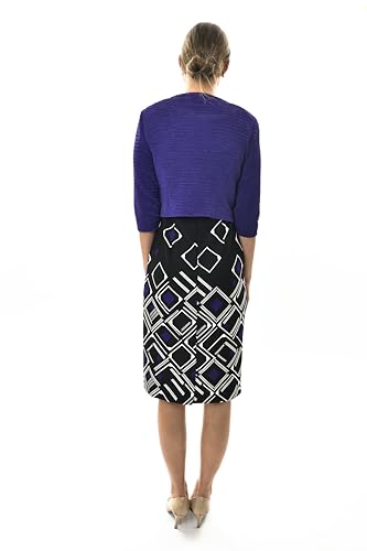 NC Women's Knee Length Sheath Dress and 3/4 Sleeve Jacket 2-Piece Set3