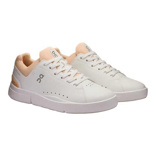 Baskets The Roger Advantage On femme 36 : l'élégance du cuir végétal blanc et savane
