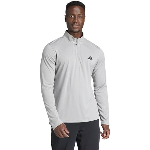 Image of adidas Men's Sweatshirts | Tr-ES 1I4Zip | Blue |