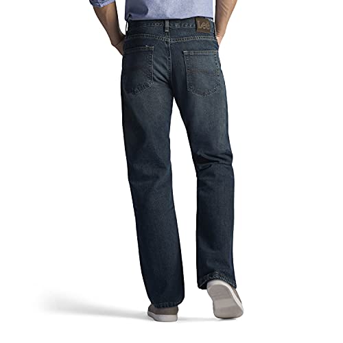 Image of Lee Men's Cotton Blend and Polyester Regular Fit Straight Leg Jeans