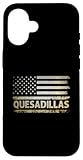 Hülle für iPhone 16 Amerikanische USA-Flagge Quesadillas Quesadilla Mexikanisches Essen