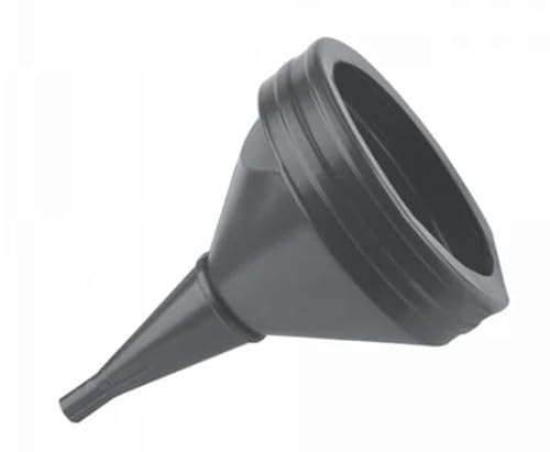 Fuel Funnel with Fine Mesh Filter and Handle for Easy Refilling - Thick Plastic Fuel Funnel for Petrol, Diesel, Oil, Ad-blue, Water, Screen Wash (Large Straight)