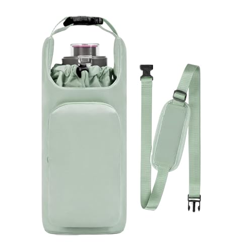 Eslinga para botella de agua deportiva con aislamiento térmico y almacenamiento portátil