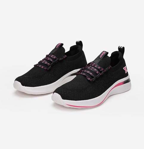 Image of XTEP Sports Running Lightweight Casual Shoes for Women Lace Up Walking Breathable Soft Athletic Sneakers