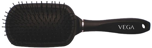 Detangling Paddle Brush for Women & Men Smooth Hair, Black