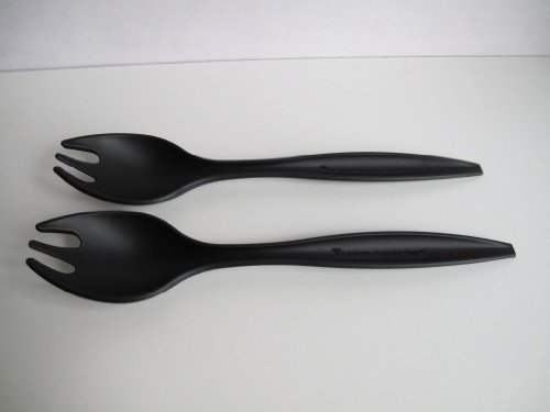 Tupperware Allegra Salatbesteck - Praktischer Salatgeber In Weiß