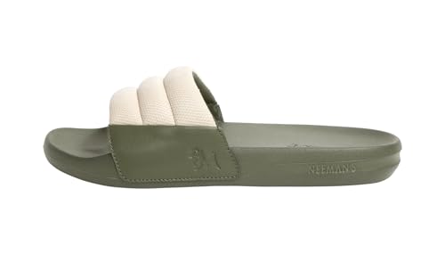 Image of Neeman's Squooshy Slides for Women | Cushioned & Comfortable Flip Flops for Women | Everyday Comfort, Flexible and Breathable | Black /Black UK4