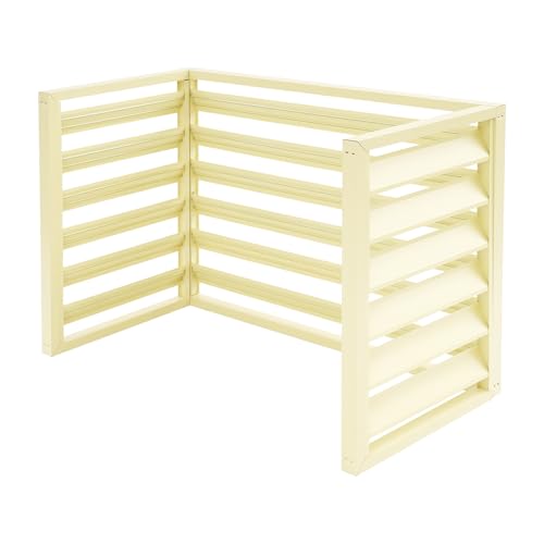 Verkleidung klimaanlage, Innen 92x 46cm,außengerät Klimaanlagen außengerät Verkleidung Wärmepumpe Abdeckung Air Conditioner Schutzzaun, Außen...