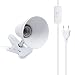 Produktbild Klarlight Klemmleuchte E27 Tischlampe Lampenfassung mit EU-Stecker und Schalter Edison Schraube Schreibtischlampe Klemmbar Lampensockel 270° Drehbar Flexibel AC 85-265V (Weiß, Ohne Birne)