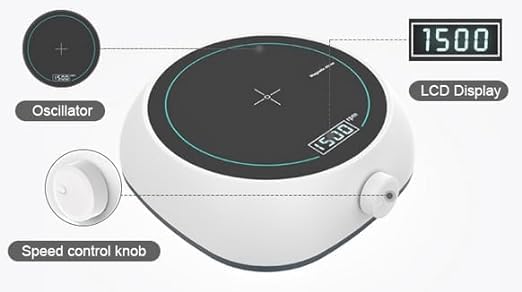 Magnetic Stirrer Lab Magnetic Mixer with Speed 200-2000RPM Knob Speed Control LED Digital Display