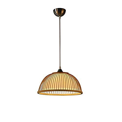 Suspensions lumières Art Déco en bambou tressé pour salon