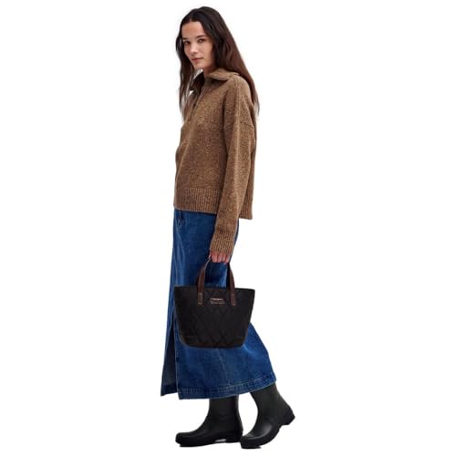 Barbour Women's Lavensdale Half-Zip Jumper, Honey3