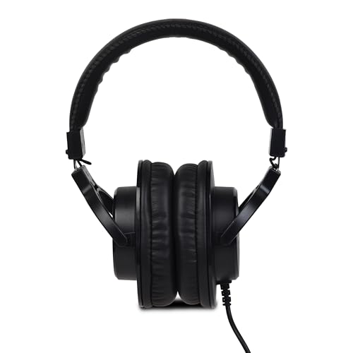 Image of WH-100 Monitor Headphones - High-Definition Sound, Over-Ear Design, Noise Isolation, Perfect for Studio Recording - Durable and Professional Audio Performance