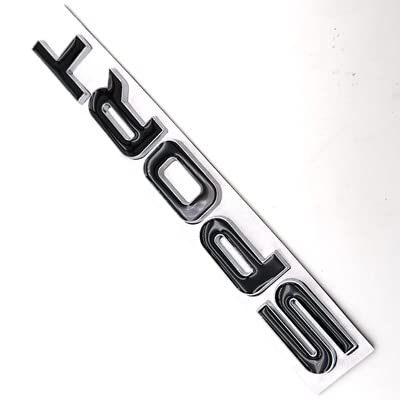 Image of 1 PCS New 3D Zinc Alloy Chrome Limited Sport Emblem Lettering Tailgate Boot Lid Emblem Badge Especially for SUV Sport Car.(Black)