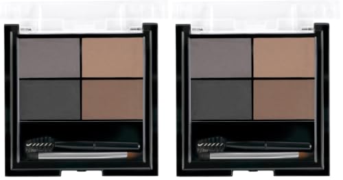 Image of MARS 4 in 1 Eyebrow Powder Cake with Angled Eyebrow Brush and Spoolie | Long Lasting & Waterproof | (8g) (Pack of 2)