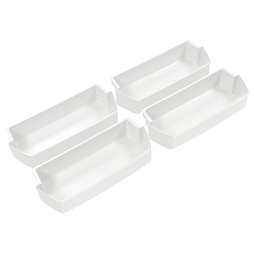 Kojem 2187172 Replacement Refrigerator Door Bin Shelf Compatible with Most Roper, Kitchenaid, Kirkland and Whirlpool models Refrigerator Door Bin White - 3 PCS