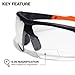 KLEIN TOOLS 03615 Bifocal Safety Glasses with +2.00 Diopters for Magnification, ANSI Z87.1+ and CSA Z94.3 Certified, Anti-Fog and UV Protection, Low-Profile, Non-Slip Nosepiece, High Optical Clarity