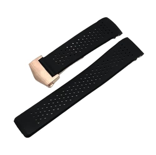 Correa de reloj caucho natural deportiva para entrenar con su TAG HEUER GRAND CARRERA
