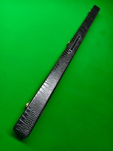 Image of LGB Snooker Pool Billiard Leather cue case for 3 /4 cue Stick (Black)