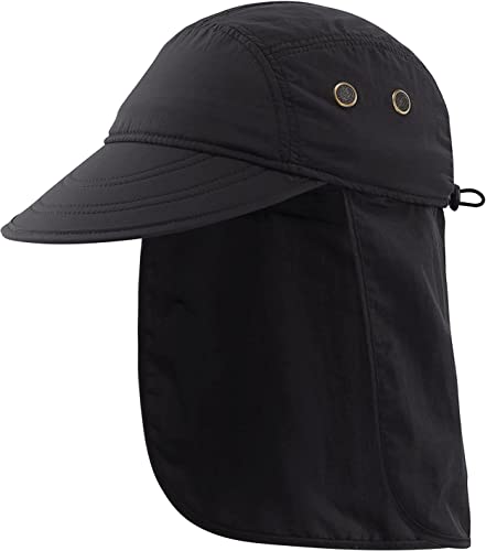 Casquette d'été pour homme avec rabat pour le cou finitions soignées