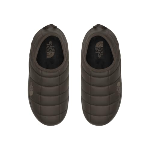 Image of The North Face Thermoball Trac Mule V Shoe, Dk Chestnut /Dk Chestnut, 9 | Insulated & Water Repellent, Rubber Outsole