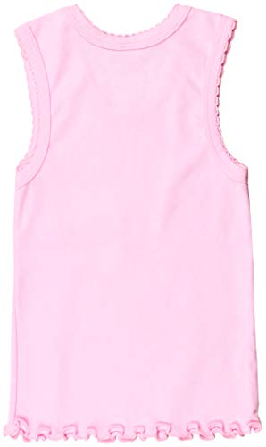 Tobeinstyle Girls' 4 Pack Ruffle Hem Tank Tops - Pastel - Size 5 #TOP3