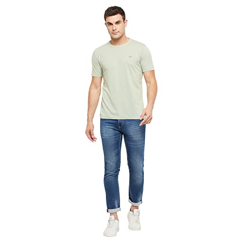 Image of Orewa by OKANE Men's Solid Round Neck Cotton T-Shirt (Pack of 2)