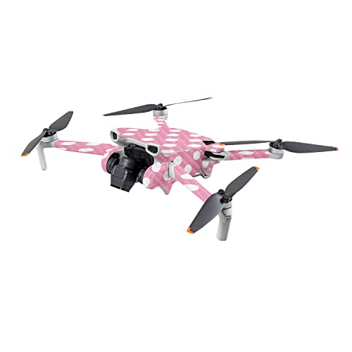 Image of MightySkins Carbon Fiber Skin Compatible with DJI Mini 3 - Mini Dots | Protective, Durable Textured Carbon Fiber Finish | Easy to Apply | Made in The USA