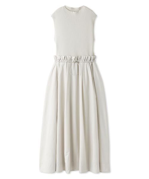 Amazon.co.jp: [セルフォード] ドロストニットドッキングワンピース  