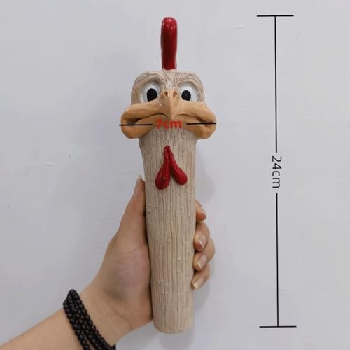Statue d'extérieur légère en résine beige Yofab pour déco sans effort - 3