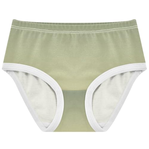 Joisal Cotton Toddler Girls Underwear Green Golden Gradient Panties Little Girl Designer Underpants Briefs 2t - Main Image