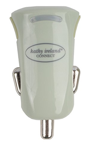 kathy ireland CONNECT 141 0560 KI2 1 Amp Car Charger, Moss