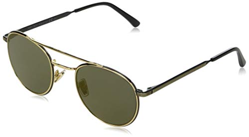 Jimmy Choo Dave/S lunettes de soleil rondes noir et or pour sublimer votre style au quotidien