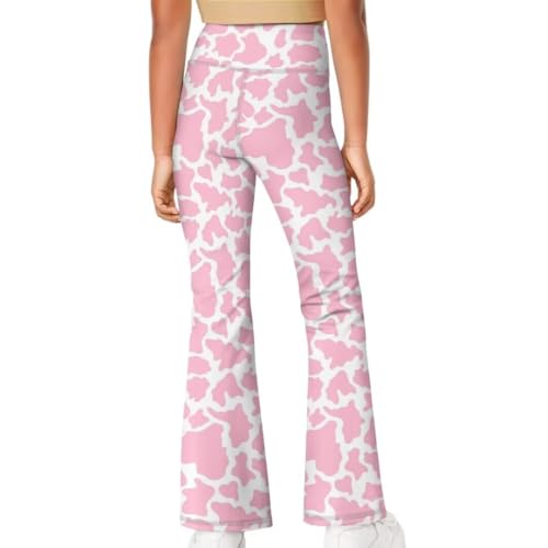 Image of Girls Flare Leggings 5-14T Cute Bell Bottoms for Girl Yoga Pants for Gym