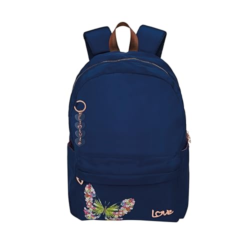 Molin Mochila Love Borboletas 33x15x44cm com Compartimento para Notebook