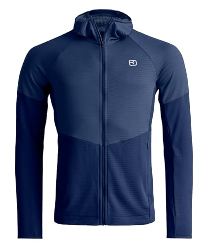 Sudadera con capucha de forro polar Ortovox sudadera técnica intermedia para trekking
