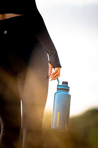 Polar Gear 1 Litre Vacuum Insulated Stainless Steel Water Bottle - 12H Hot, 24H Cold - Blue